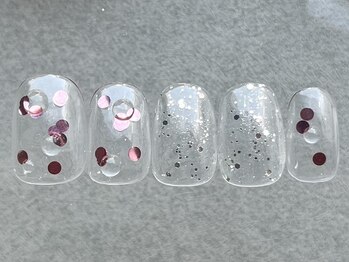 ネイルメゾン 天神店(NAIL MAISON)/ホロクリア水滴¥4300
