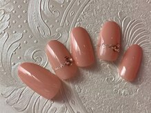 アイリッシュネイル 久屋大通店(Irish Nail)/ベージュストーン×オフィス