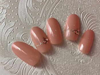 アイリッシュネイル 久屋大通店(Irish Nail)/ベージュストーン×オフィス