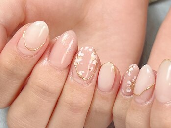 ネイルニコ(nail nico)/大人フラワー