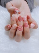 エスポアール 新富町店/ガーリーネイル♪