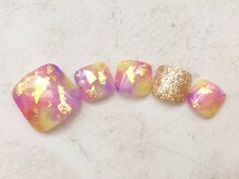 コーラルワン(CORAL ONE)/タイダイ柄ネイル