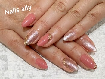 ネイルズアリー 立川店(Nails ally)/ギャラクシー×ジュエリーネイル