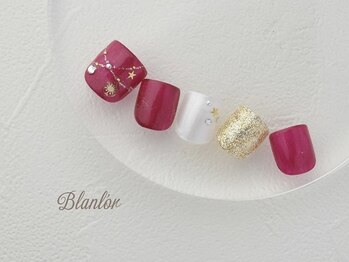 ネイルサロン ブランロール 三軒茶屋店(Blanl'or)/FOOT Chanpagne　X‘mas ☆