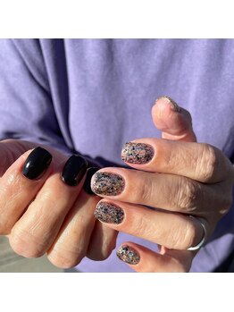 テンネイル(ten. nail)/ワンカラー+アート5本