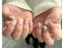 ネイルサロン ティフィン(tiffin)/～ピンクアシメネイル～