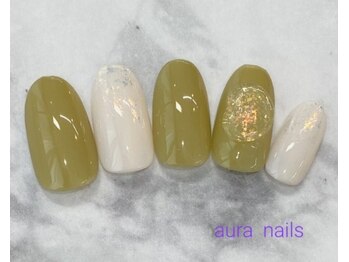 アウラネイルズ(aura nails)/☆ハンドシンプルコース ¥6800