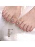 ◇foot ワンカラー＋角質ケア◇￥11,000