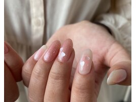 チークネイル/ハートネイル