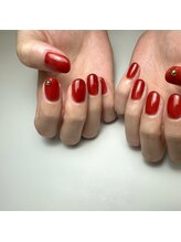 マーレネイル 高槻店(mare nail)/【NORIKA】ワンカラー +パーツ