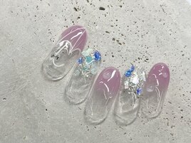 梅雨ネイル