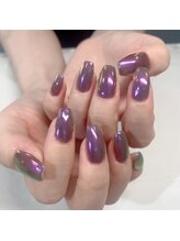 桜ネイルサロン/ミラーネイル