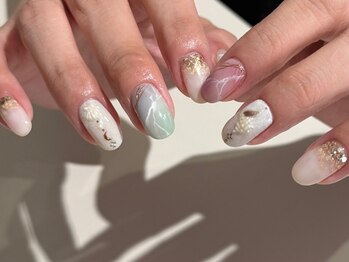 アメリー(Amary.)の写真/丁寧な接客サービス、こだわりのデザイン、モチの良さにリピーター様、続出中!つい何度も見たくなる指先に*