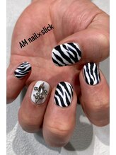 エーエムネイル(Am:nail)/チップゼブラ
