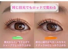 シャルリス(CHALELISS)の雰囲気（ロッドを変えるだけで目の形も変わって見える◎）