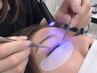 【LEDエクステ】フラットラッシュ 100 本☆コーティング仕上げ付き♪