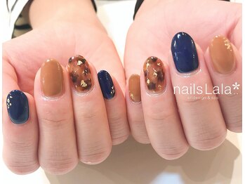 ネイルズ ララ(nails Lala)/大人べっ甲ネイル。