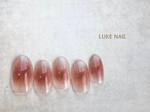 ルークネイル 恵比寿店(LUKE NAIL)/チークマグネットグラデーション