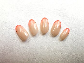 カミアンユイヤ ネイルラボ(KAMIANYUIYA Nail LAB)/スキニーフレンチネイル