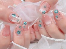 ミルキーウェイバイミーネイル 南堀江店(Milkyway by menail)/マグネット/フラワーホログラム