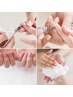 迷ったらこれ♪【ハンド】ふっくら手肌うる艶ネイルケア+ジェルネイルコース