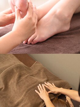 ココビ 福山駅前店(COCOVI)の写真/【全身もみほぐし60分¥5200】外回りや立ち仕事からくる足腰の辛さに！！ヘッドや足ツボのセットも◎