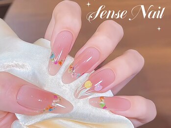センスネイル(Sense Nail)/ミモザネイルスカルプ長さだし