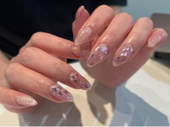 シェリーラメール 渋谷(cherielamer)/ハートホロネイル