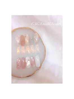 ガガ ネイルアンドビューティー(GAGA)/定額アートネイル☆ゴージャス