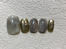 カラネイル 南森町店(calla nail)/鉛筆×もやもや