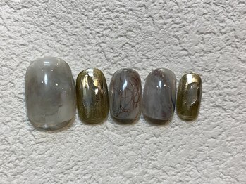 カラネイル 南森町店(calla nail)/鉛筆×もやもや