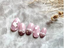 ヴィガー アンド ルックス 白金 目黒(Vigor&Looks)/ガーリー　雲ネイル