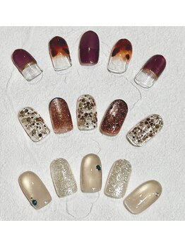 スウィーティーネイル 大宮駅前通り店(Sweetie Nail)/大宮限定　秋冬デザイン￥7990 &nbsp;