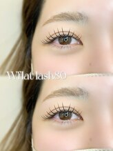 エル(elle)/ダブルフラットラッシュ80束