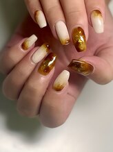 ノンノンプラス 博多(NON-NONプラス)/Simple Design べっ甲ネイル