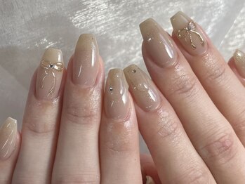 ブルーシエル(blueciel)の写真/【人気の定額メニュー！】大人女性の心をくすぐるデザイン多数♪爪が短くてネイルを諦めていた方も◎