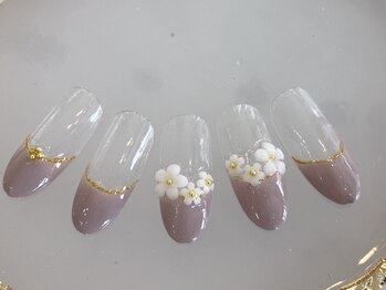 ネイルサロンアンドスクール ブロッサ(BLOSSA)/フレンチ定額コース¥8800