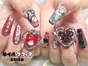 ネイルマフィア 恵比寿(NAIL MAFIA)/ゴテゴテネイル/痛ネイル