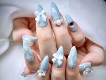 ルビーネイル 名古屋駅桜通口店(RUBY NAIL)/10本長さ出し10本アート付け放題