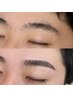 眉毛アイブロウデザインWAX/眉毛CUT/眉毛メイク仕上げ ¥5500