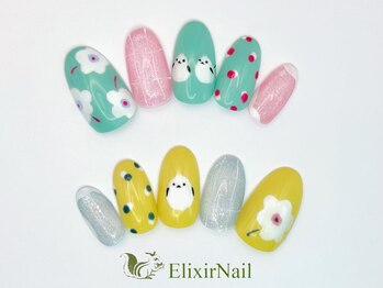 エリクサーネイル 西武新宿(Elixir Nail)/定額c やり放題／クーポン使用
