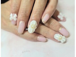 ぷっくりフラワーネイル♪