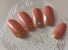 アイリッシュネイル 久屋大通店(Irish Nail)/ベージュラメちらし　