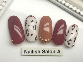ネイリッシュサロン エー(Nailish Salon A)/レオパードネイル