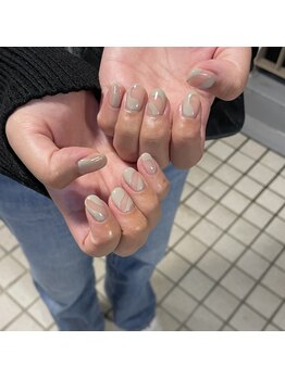 Mネイルアンドカフェ シェレステ/線