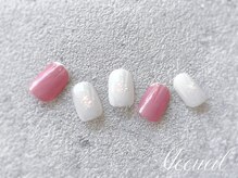 アクイユ ユノトレ 表参道店/大人のオフィスネイル￥7980