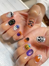 ハロウィンネイル