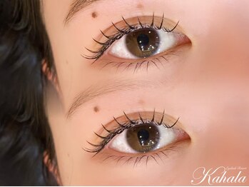 アイラッシュリゾート カハラ 門前仲町店の写真/大人気★カシミヤフラット軽い柔らかいでサロン帰りが長持ち/カール感を楽しむならパリジェンヌorLEAカール