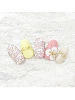 ペタル デ セントセシリア(Petale de st.cecilia)/ツイードネイル