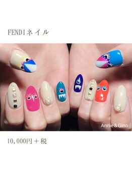 ネイルサロン アニーアンドジーノ シド(NAIL SALON Annie&Gino shido)/FENDIネイル